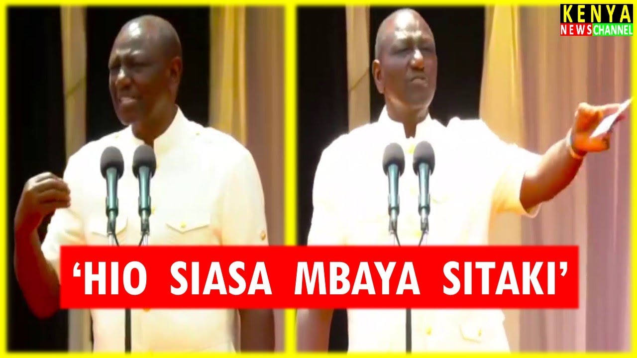 Ruto ANGRY speech today in Church at Kakamega