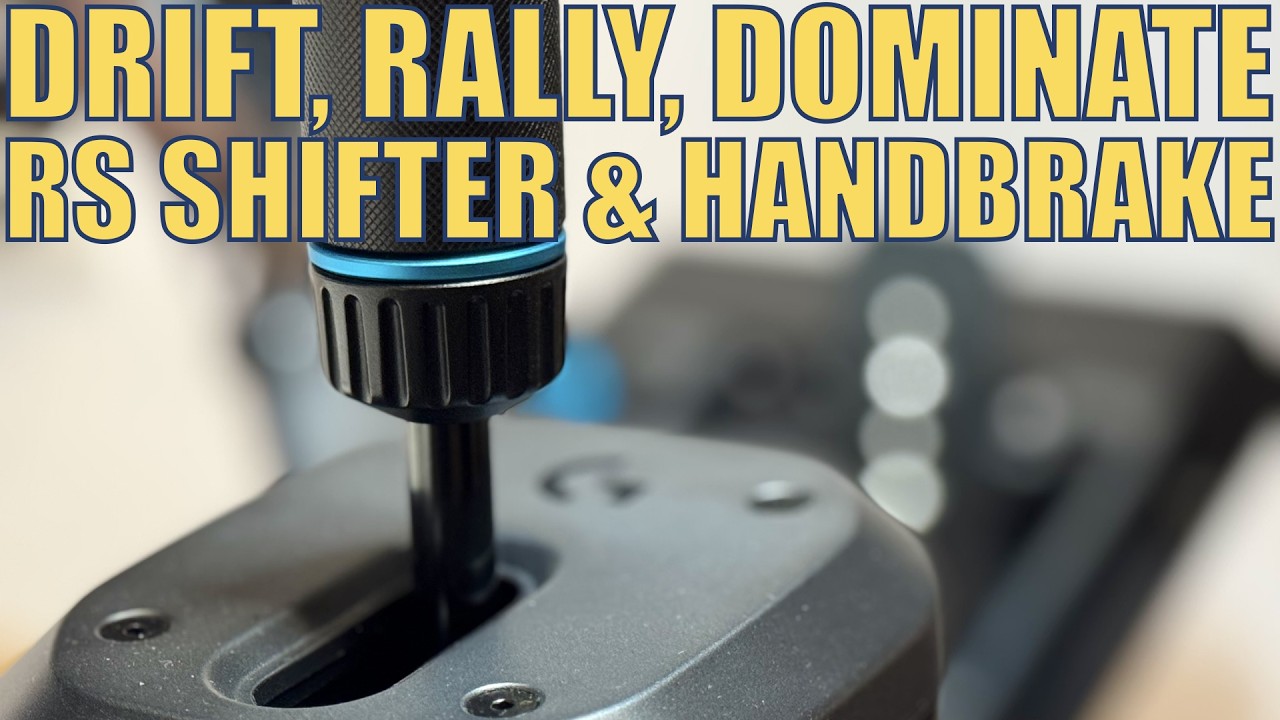 Master Every Turn with the Logitech G RS Shifter & Handbrake!