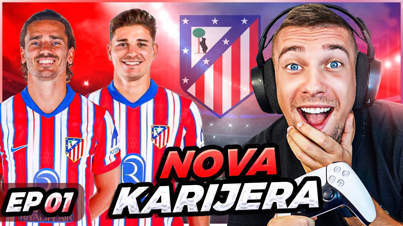 PREUZIMAM ATLETICO MADRID U NOVOJ FC 25 KARIJERI ! ATM KARIJERA #1