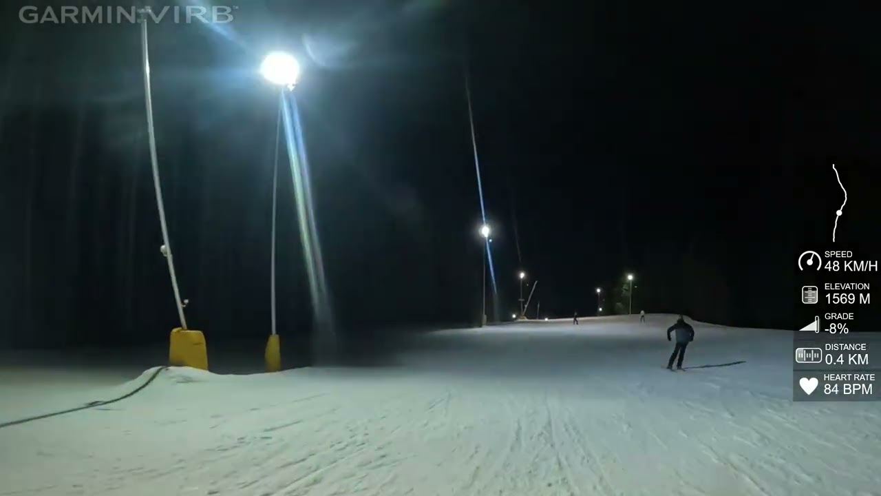 Martinovi Baraki 2 Red Slope Borovets Night Skiing Season 2025/2026 #Jump#Carving#Speed GoPro+Garmin