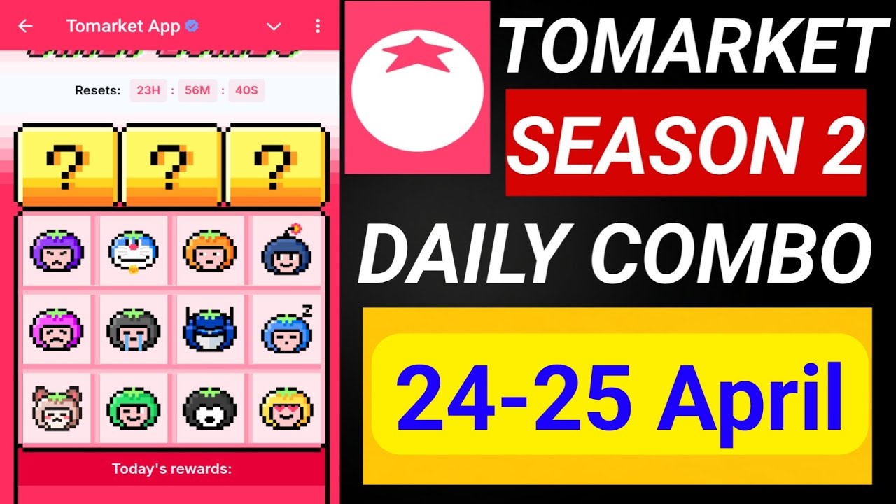 Tomarket Daily Combo | 24 April 