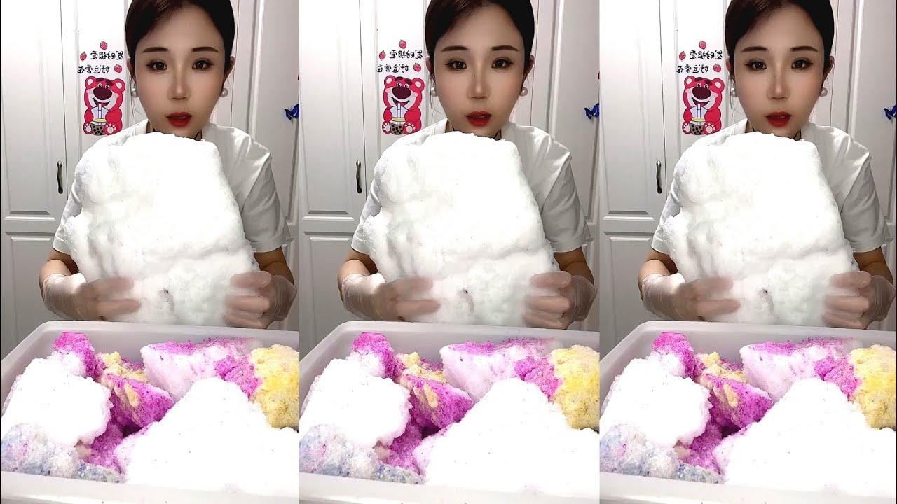 ASMR SHAVED mukbang