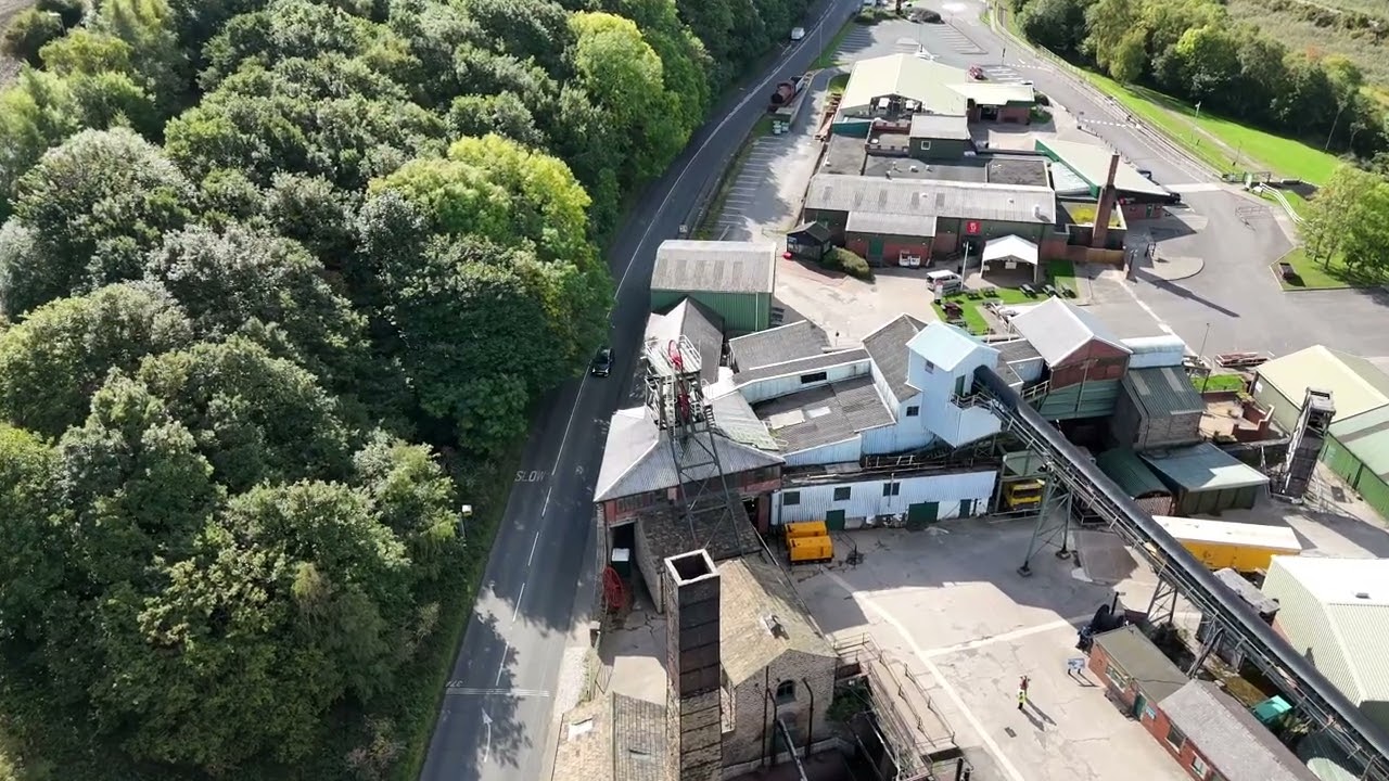The National Coal Mining Museum for England from Above October 2025