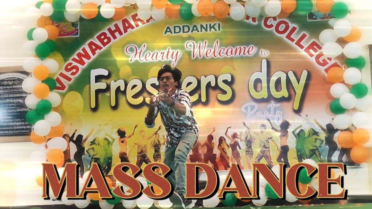 🎊 Viswabharathi College Freshers Day 2025 | Epic Mass Dance Performance 🔥💃🕺| monica