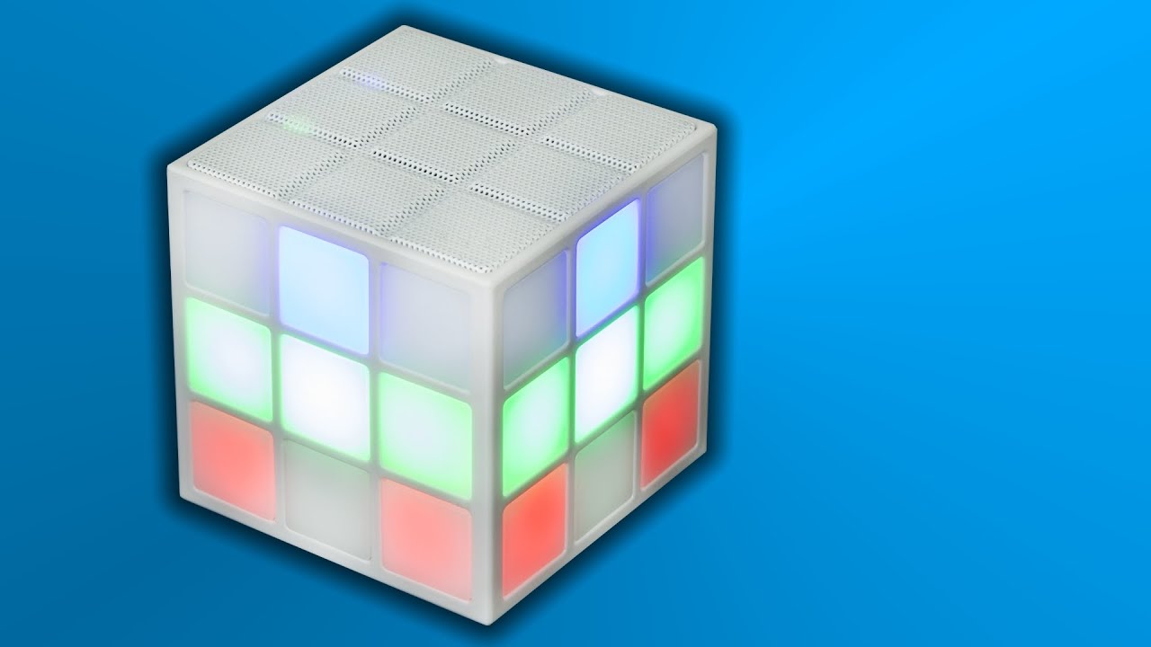 Rubik's SoundCube Bluetooth LED Speaker