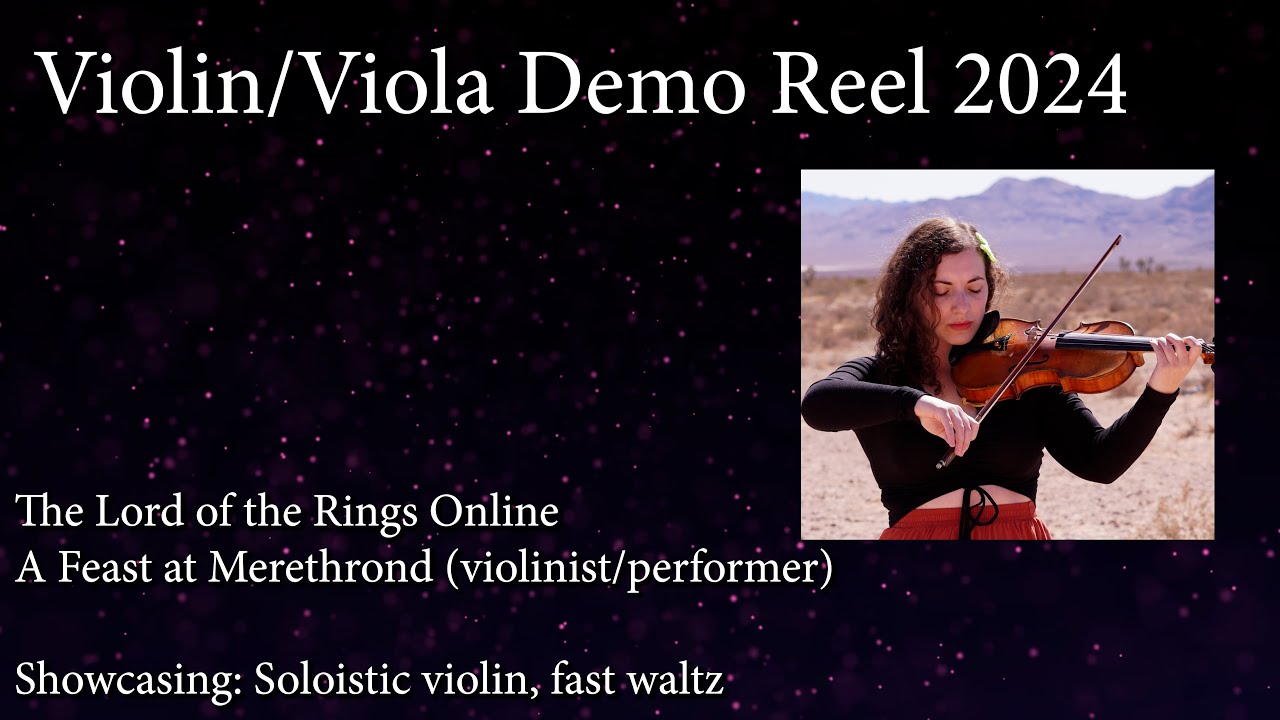 2024 Violin & Viola Demo Reel | TeraCMusic / Tera Catallo