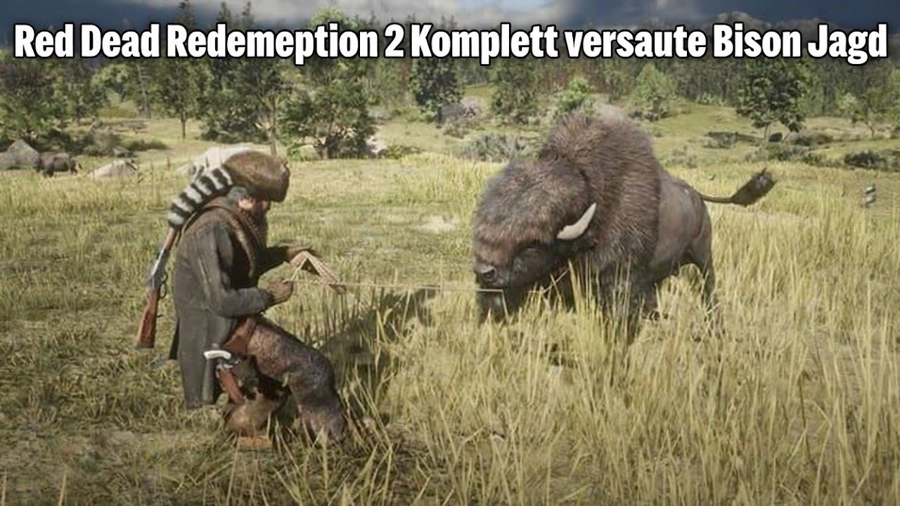 Red Dead Redemption 2 Part 91 KOMPLETT versaute BISON Jagd