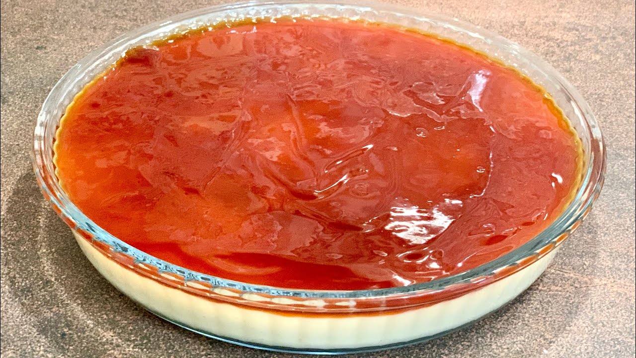 Млечен крем с карамелена заливка - вкусно нежно изживяване / Молочный крем под карамельной заливкой