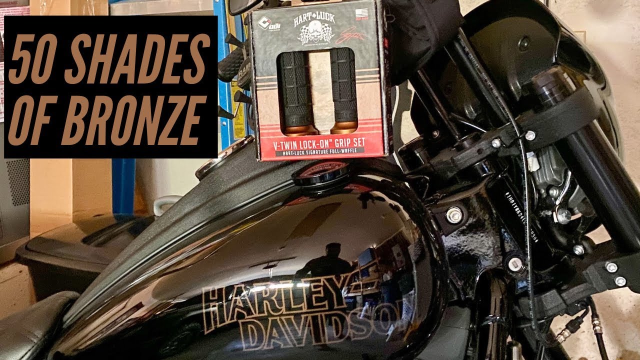 NEW ODI grips! How to Install Grips on a Harley Low Rider S