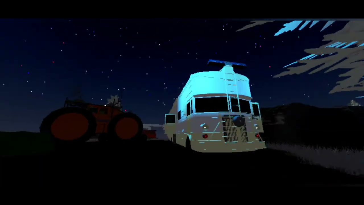 Investigating strange UFO lights in offroading epic