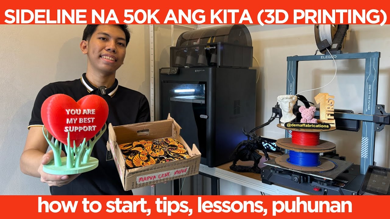 50k Sideline Lang, 3D PRINTING | How To Start, Tips, Lessons, Puhunan