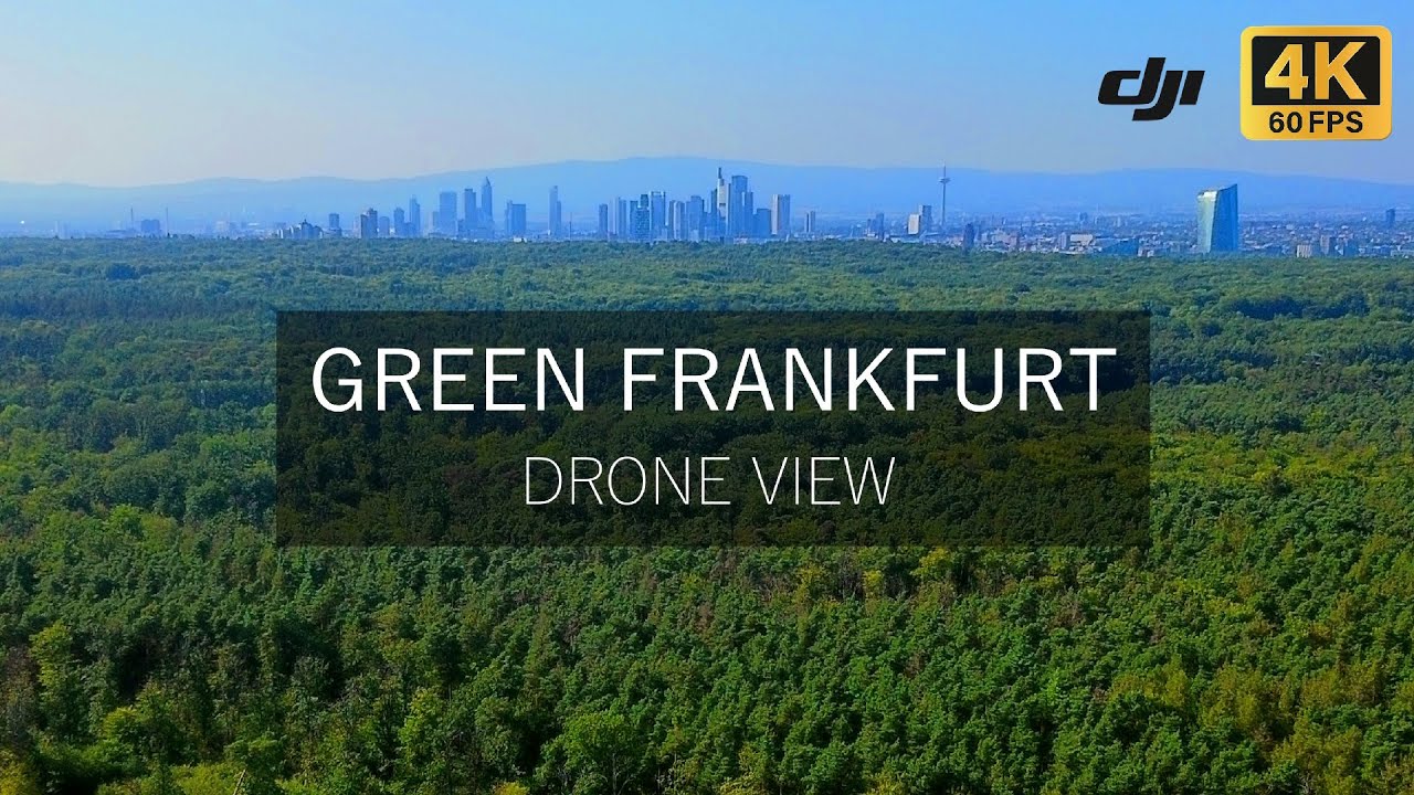 Green Frankfurt (Germany) - Drone Video [4K]