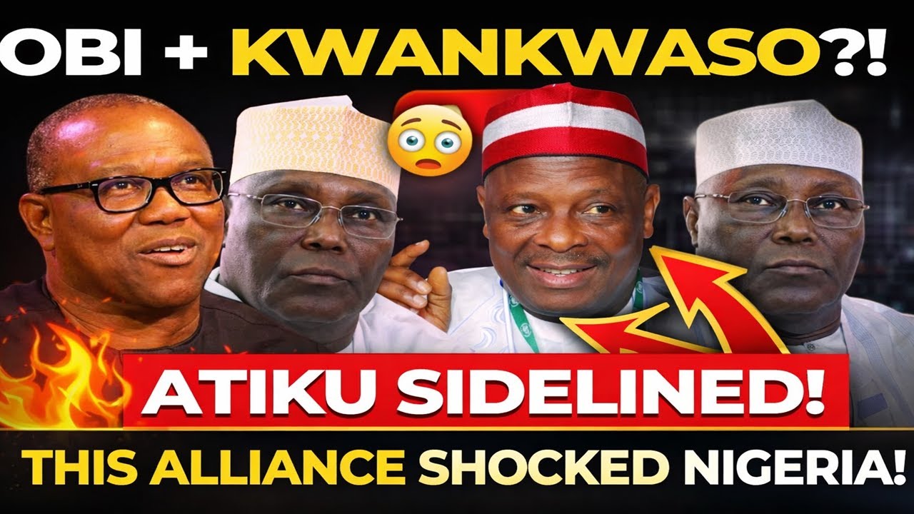 SHOCKING‼️ KWANKWASO ACCEPTS VP SLOT WITH PETER OBI IN ADC… ATIKU SIDELINED
