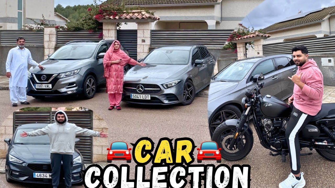Finally Full Tour Of Our Car Collection 🚘 in Spain 🇪🇸