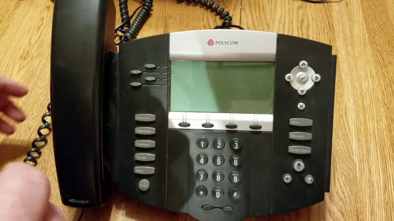 How To Reset Polycom 550 Phone With Unknown Admin Password or 456 Not Working