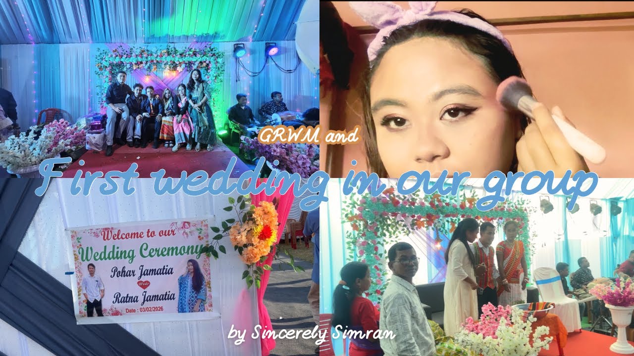 Pohor Weds Ratna | Friend group ni first wedding | Make up tai ready wng mani