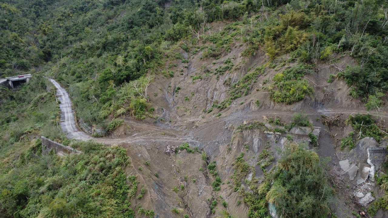 197縣道26.8K崩塌地尚未修復，請勿進入以免發生危險