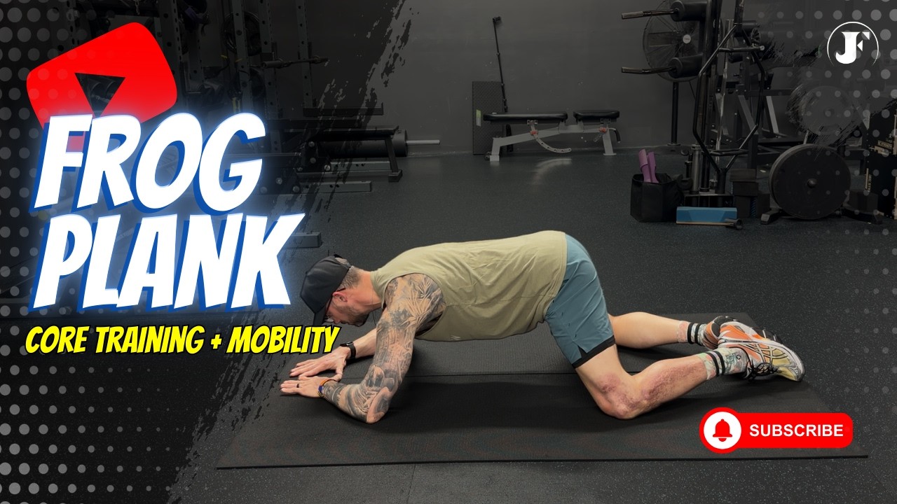Frog Plank - Find and train your deep core for better mobility & stronger core bracing.