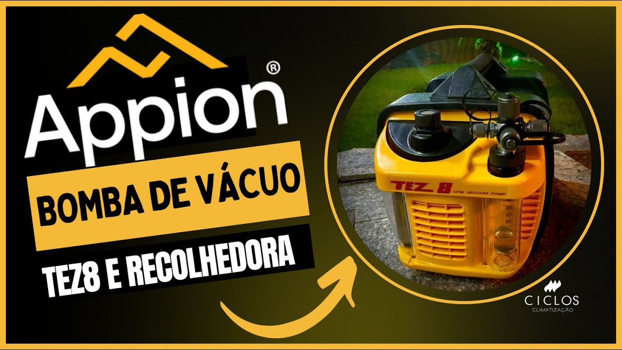 APPION! Bomba de Vácuo ... Veja só ...