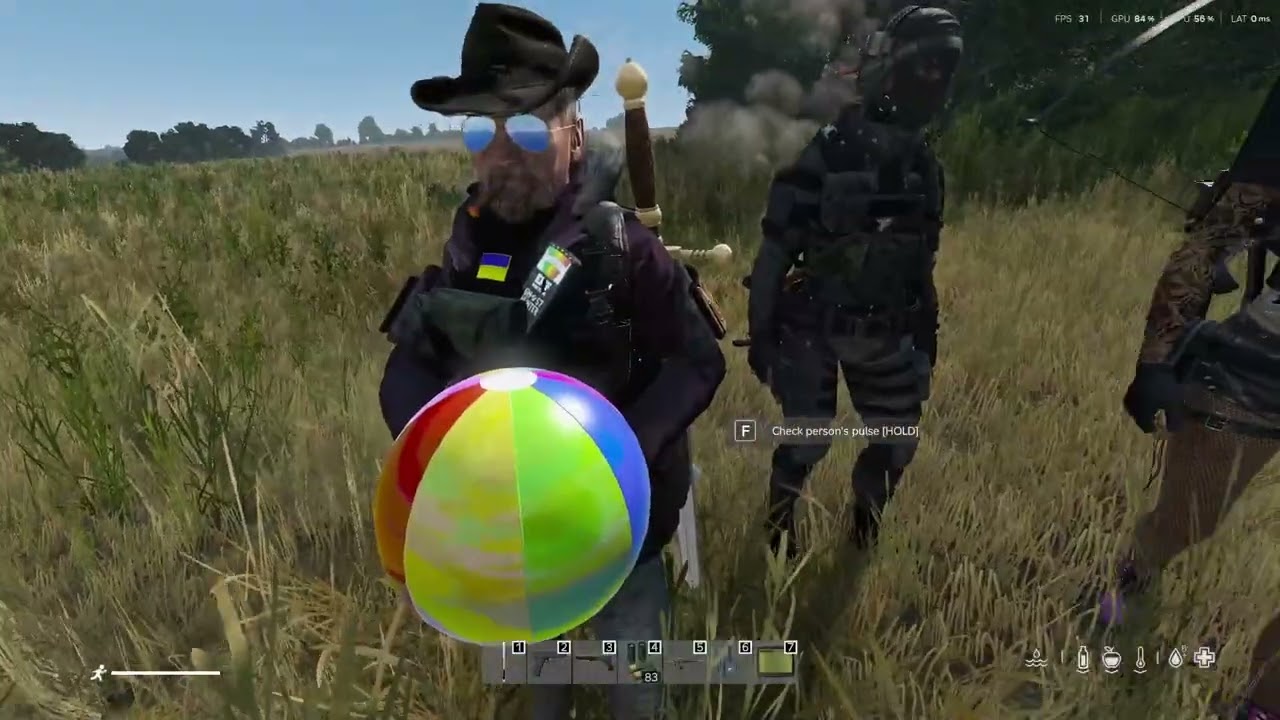 Highlight: DayZ : Out 'n' about with Charles Wainwright.  A bit of RP shenanigans.
