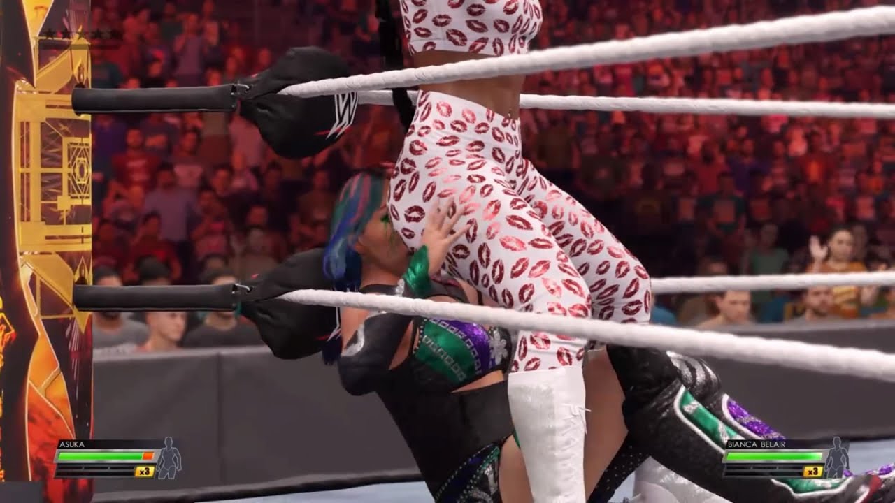 WWE 2K22 Gameplay - Bianca BeLair StinkFace