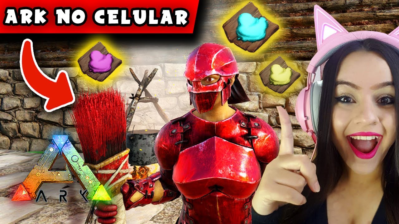 ARK MOBILE- FIZEMOS MUITAS TINTAS! ARK: Survival Evolved 28