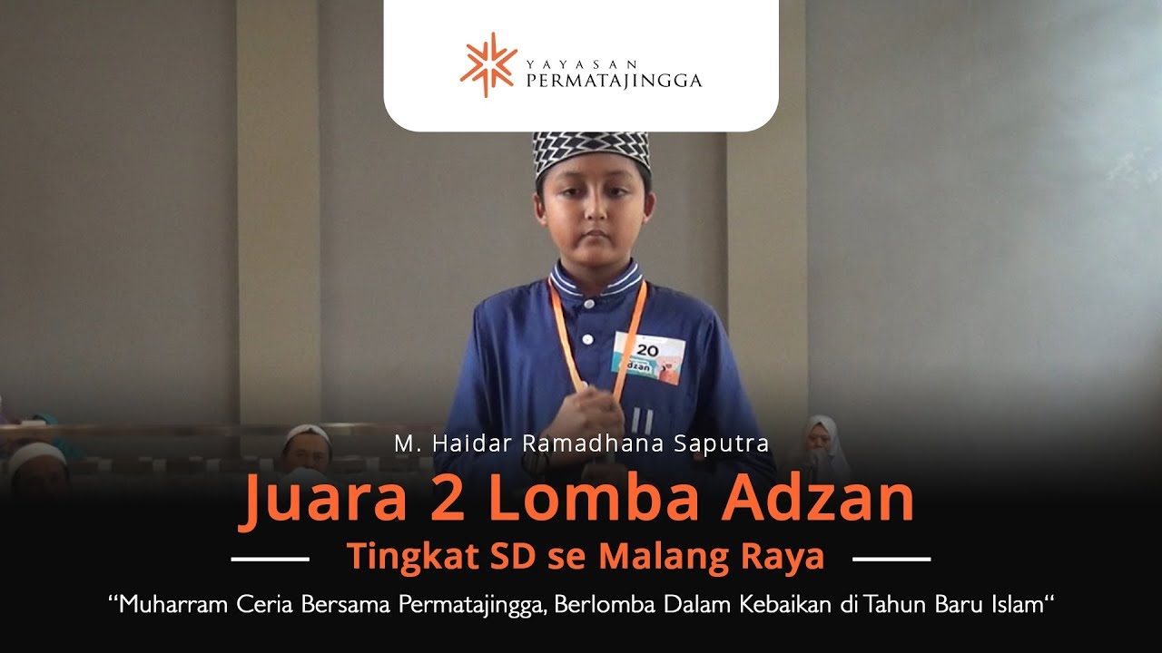 Seperti Adzan Mekkah Siswa SD Dari Malang, Inilah Juara 2 Lomba Adzan Tingkat SD se Malang Raya
