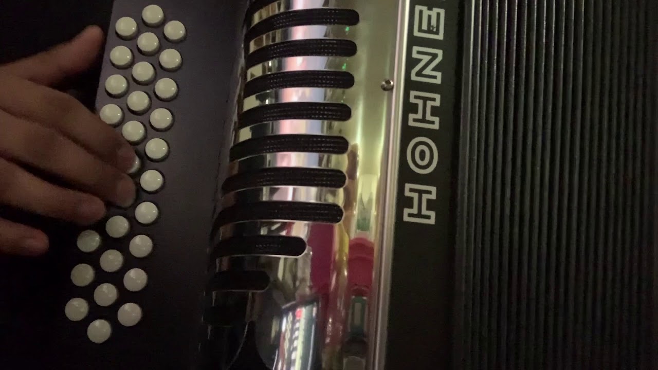 Buenos Dias Paloma Blanca Tutorial en Acordeon de Fa (Muy facil)