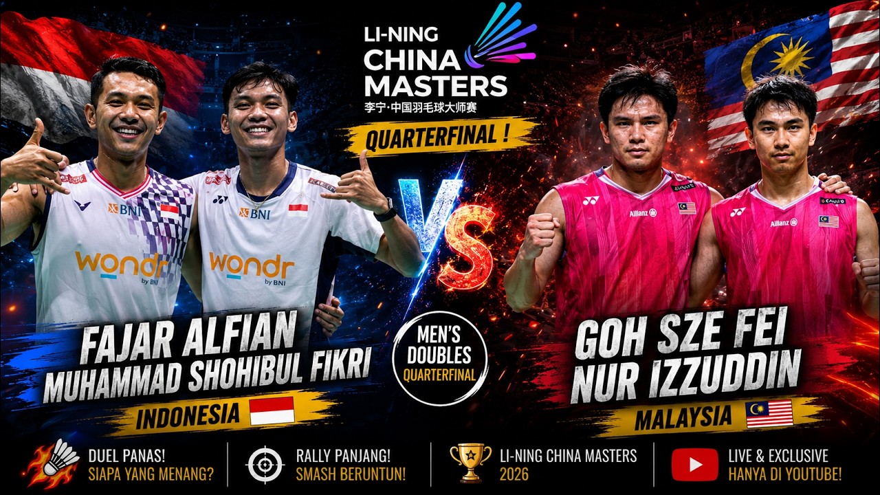 🔥Потрясающе 😱Fajar ALFIAN/Muhammad Shohibul FIKRI против GOH SZE FEI/NUR IZZUDDIN| LI-NING China ...