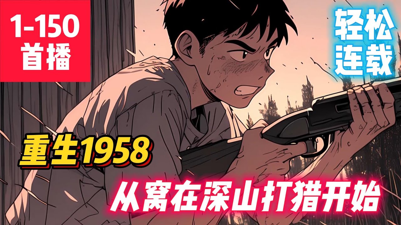 《重生1958：從窩在深山打獵開始》21世纪的狙击手重生1958,成了东北大兴安岭被冻死的普通山民。 家中上有被赶出家门的母亲，下有四五岁的小妹。 房屋破落，缺衣少食。 但庞北却丝毫不慌。