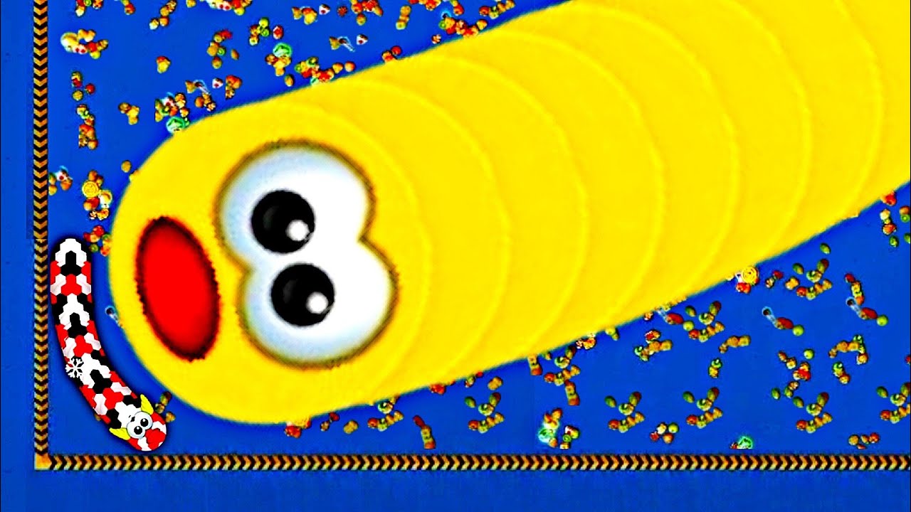 🐍WORMSZONE.IO Best Game | Biggest Snake in The Map 🐍  Big Snake Game #7