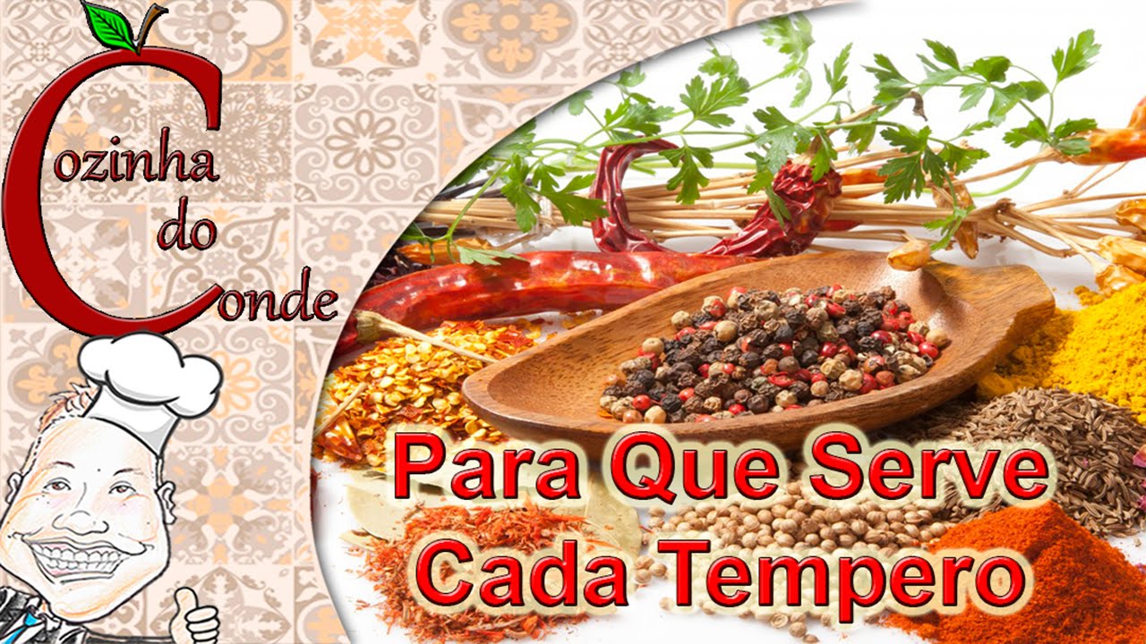 Para Que Serve Cada Tempero - Cozinha do Conde