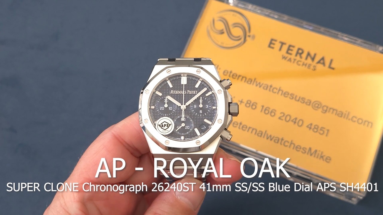 Royal Oak Chronograph 26240ST Super Clone 41mm Blue 4401
