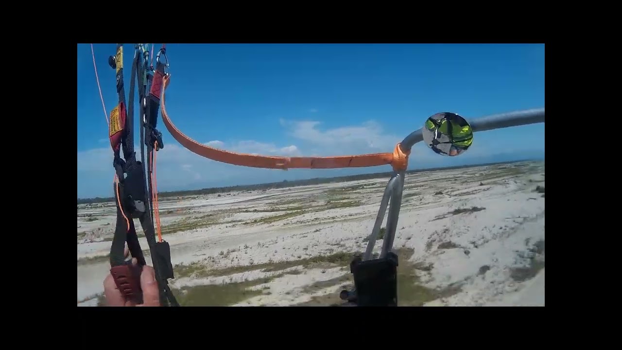 Flußflug mit Notlandung