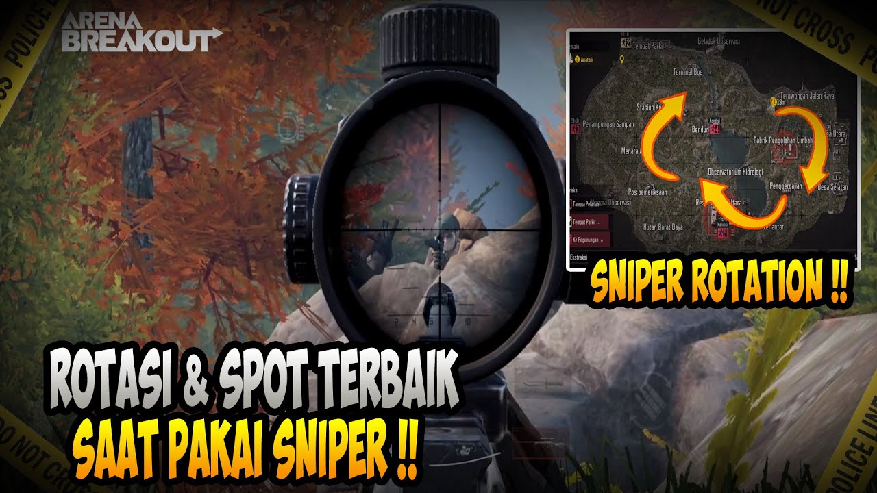 MUST KNOW!! THE CORRECT SPOTS AND ROTATION WHEN BEING A SNIPER - Arena Breakout Indonesia