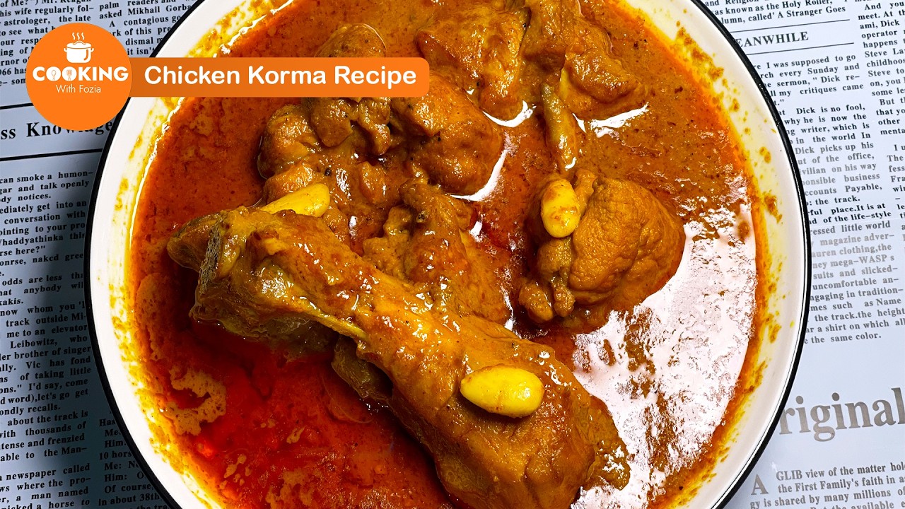 1kg Eid Special Chicken Korma Recipe - Original Lahori Style Recipe
