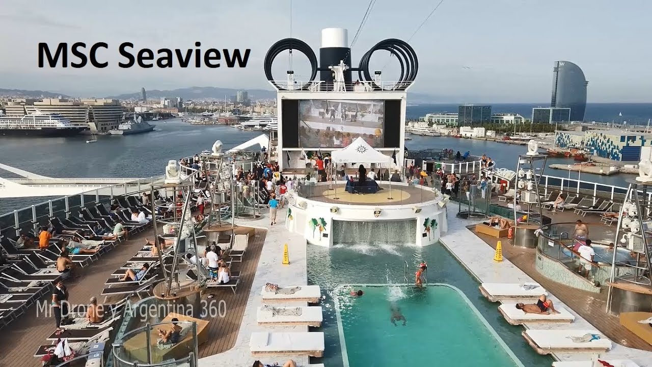 Crucero MSC Seaview Salida desde Barcelona Cataluña España