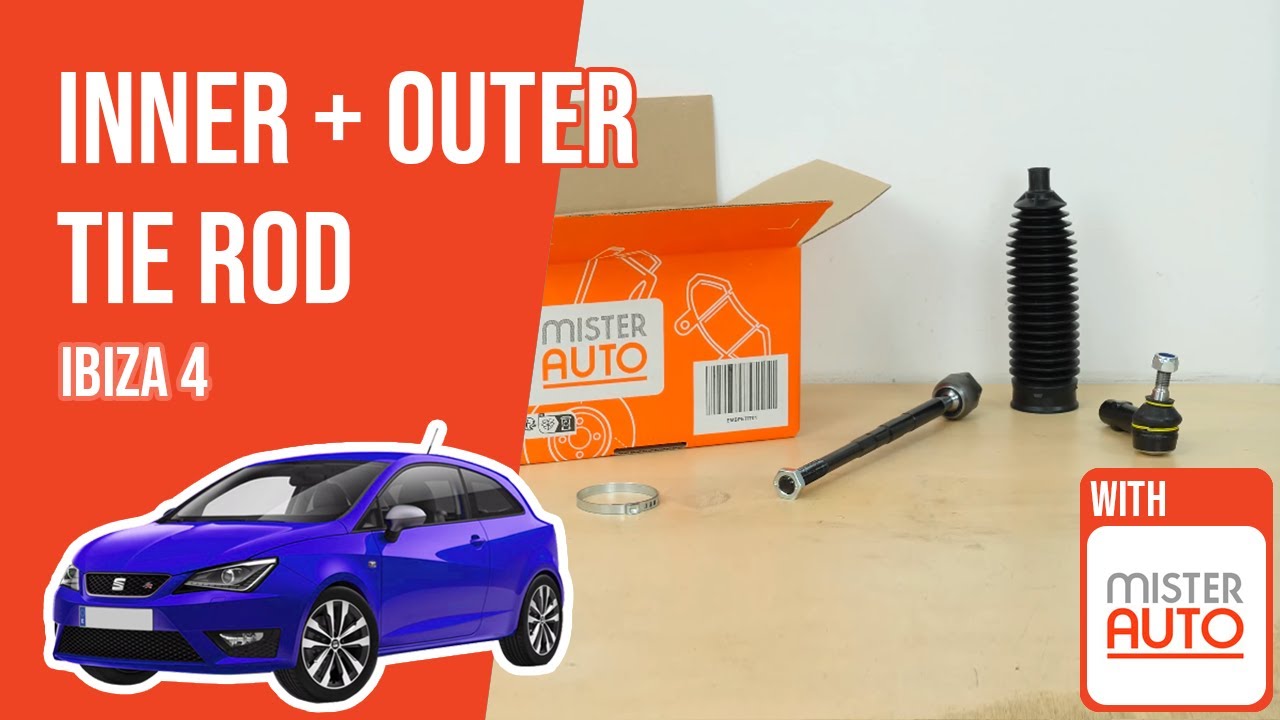 How to replace the inner and outer tie rod Ibiza mk4 🚗