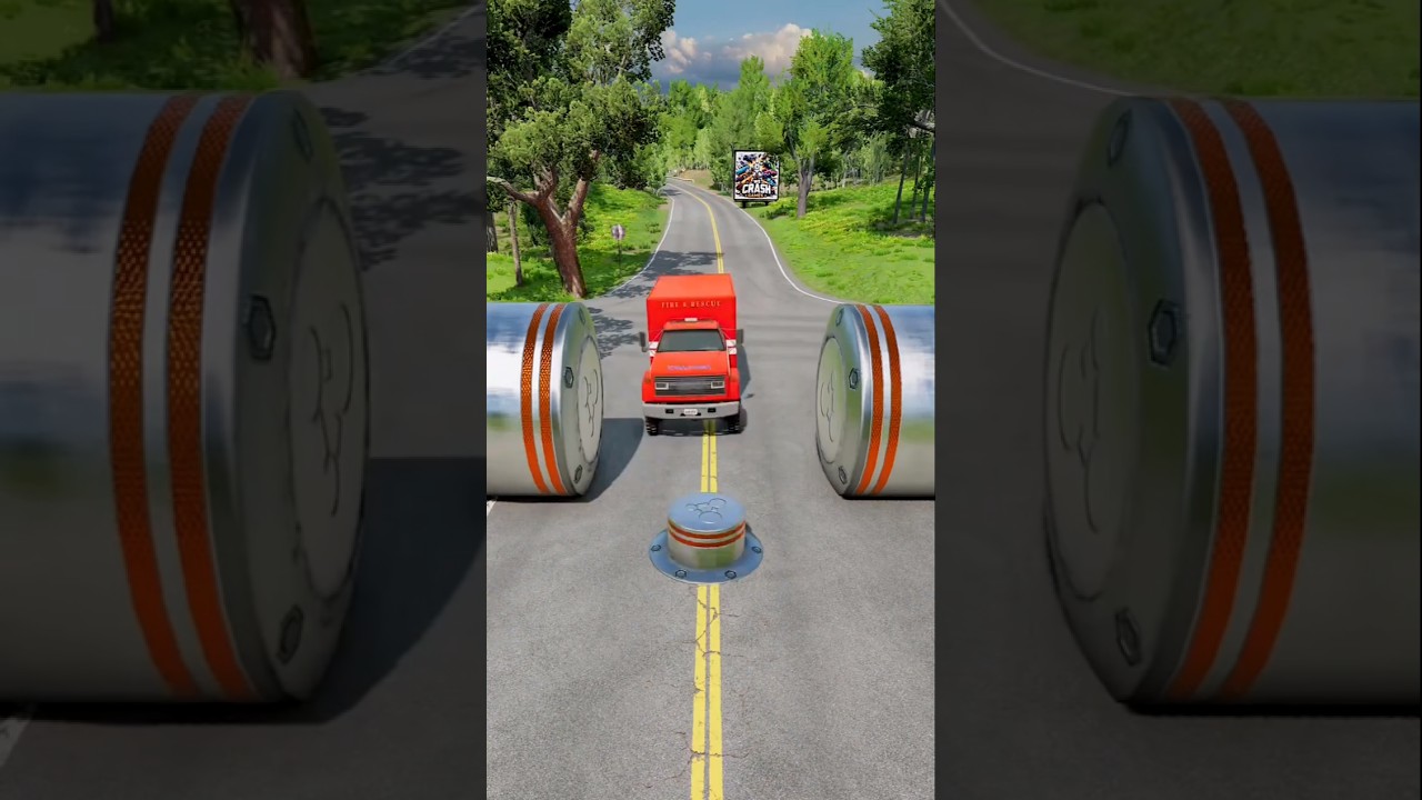 BeamNG Drive Ultra Realistic Car Crashes | High Speed Crash 2025 | Part - 1