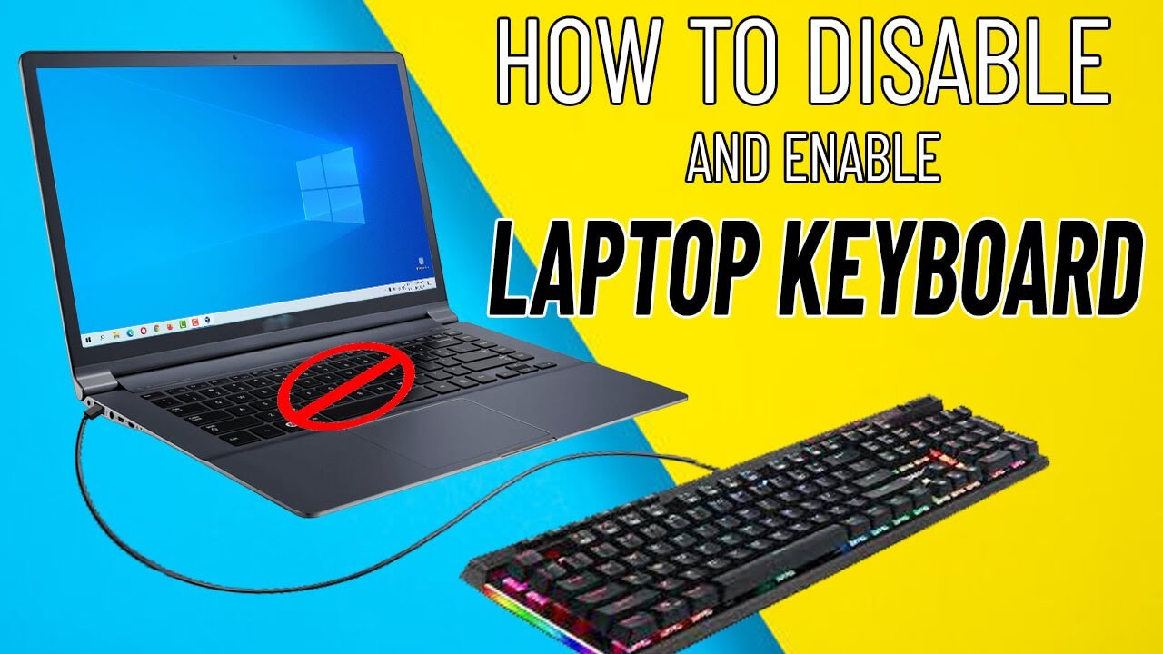 Disable and Enable Laptop keyboard | How To Disable Internal Keyboard Laptop ⌨️ ✅ 2025
