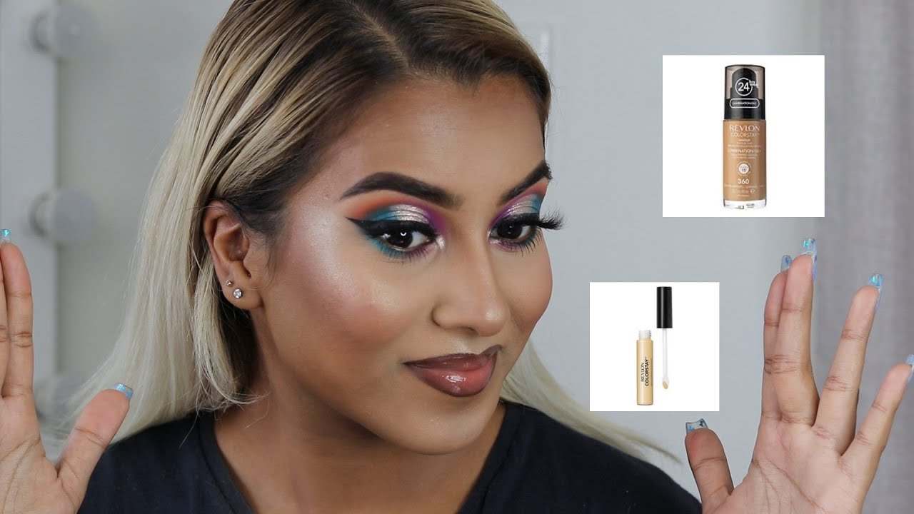 Revlon Colorstay Foundation & Concealer Review || Wear Test