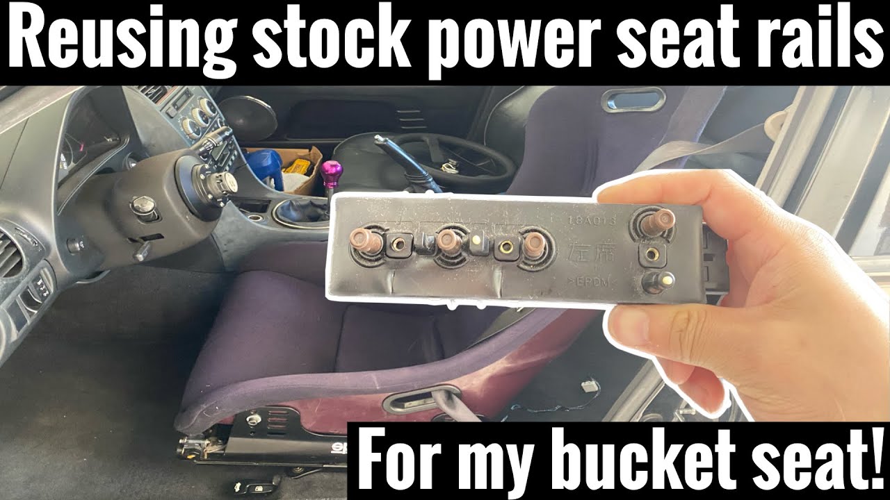 How to install bucket seats using IS300 power seats rails