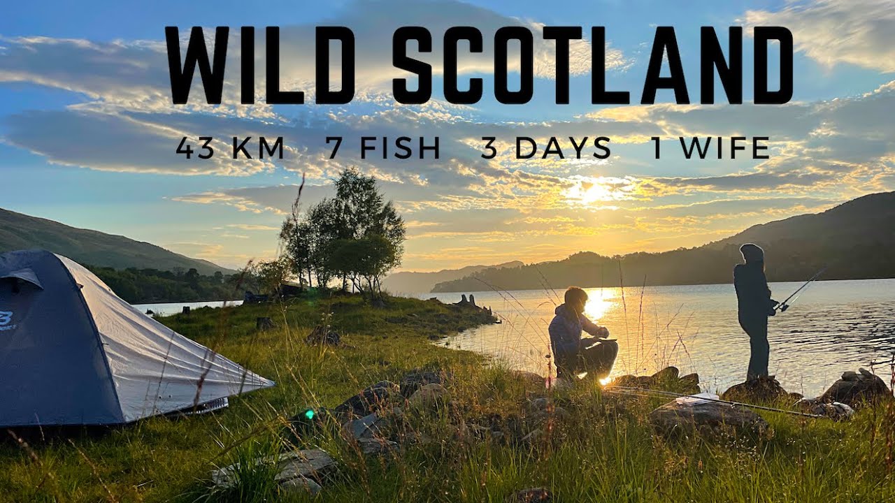 3-Day / 43km Wild Camping, Hiking and Fishing Trip in Scotland