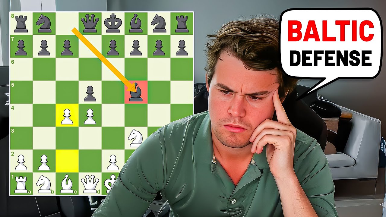 Magnus Carlsen Shows How to Play the Baltic Defense!
