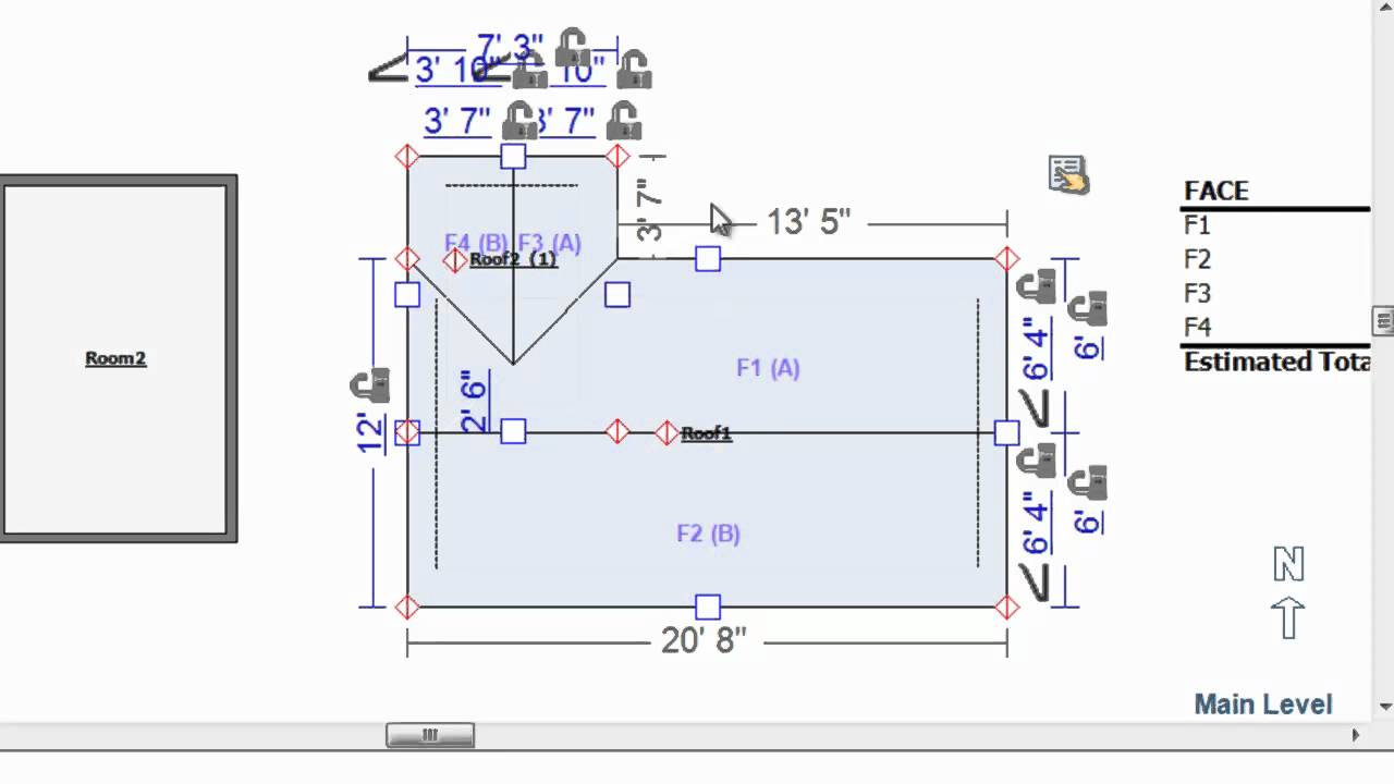 Xactimate - using -Ctrl- to add roof sections
