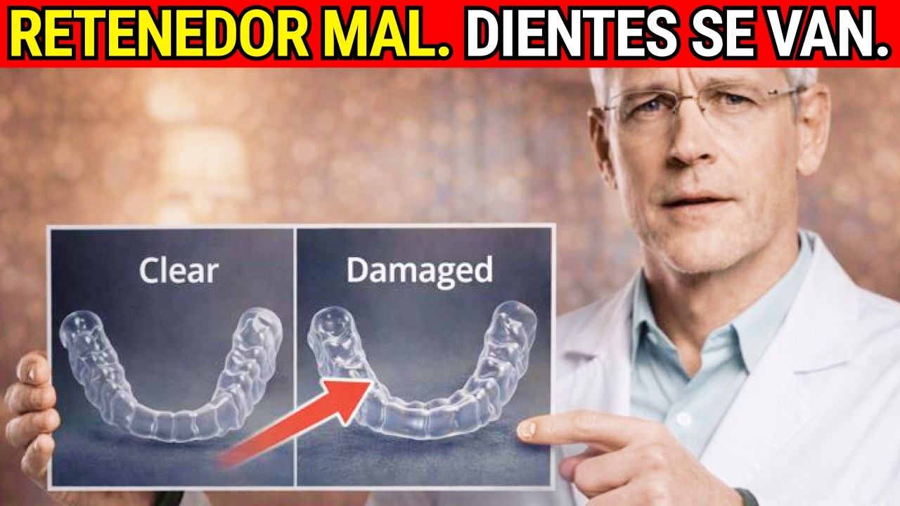 Dientes se mueven tras brackets: 7 soluciones con retenedor
