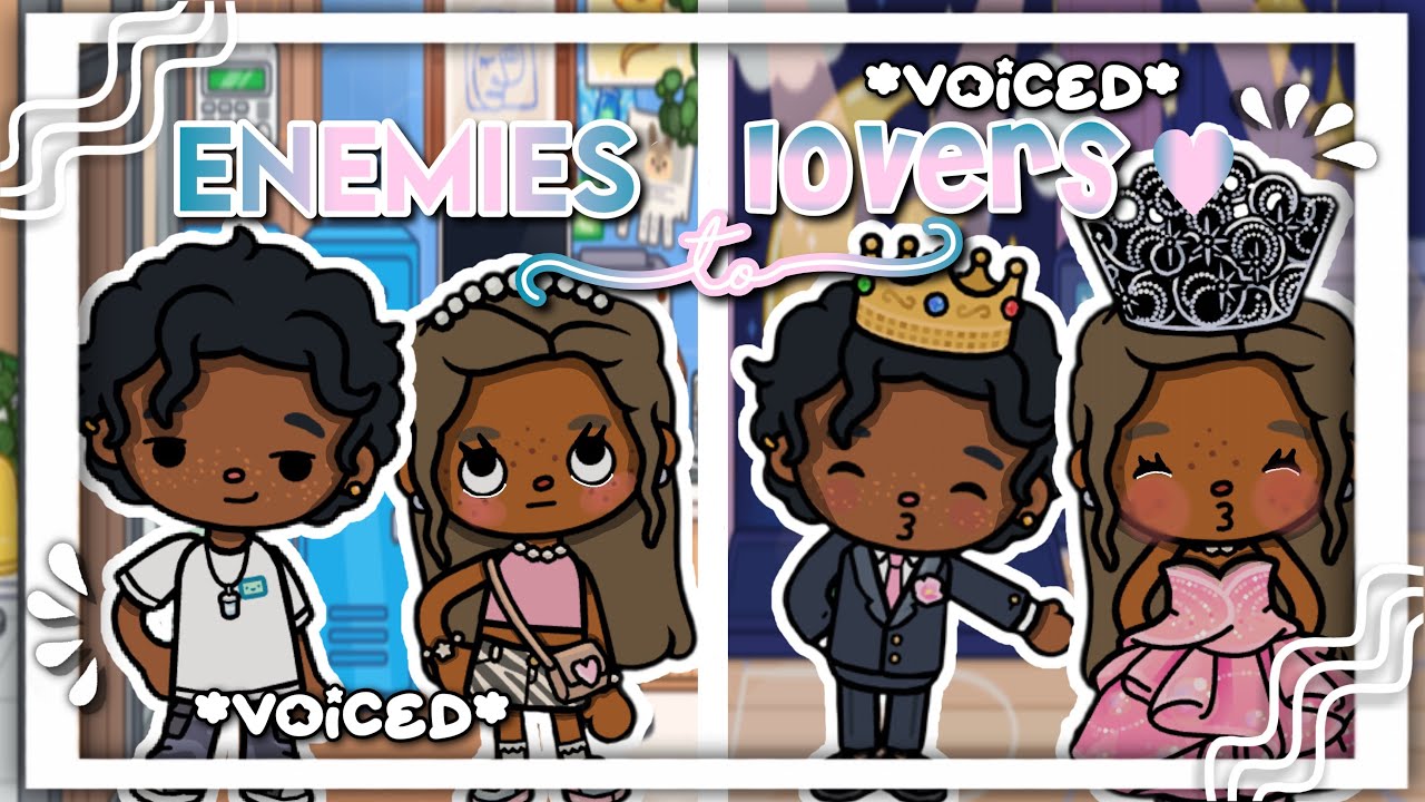 ೃ⁀➷ ENEMIES to LOVERS 😡👩‍❤️‍💋‍👨 || 🔊 *VOICED* || Toca Boca Tiktok Roleplay ✰ ✧˚ 