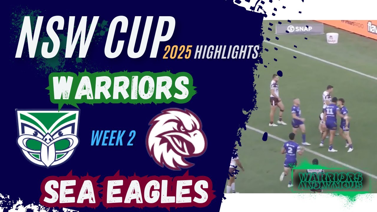 Warriors v Sea Eagles | NSW Cup 2025 | Rd 2 HIGHLIGHTS