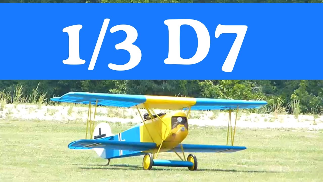 Balsa USA 1/3 Fokker D7 DLE-85 At JCAC Fly-In 2022
