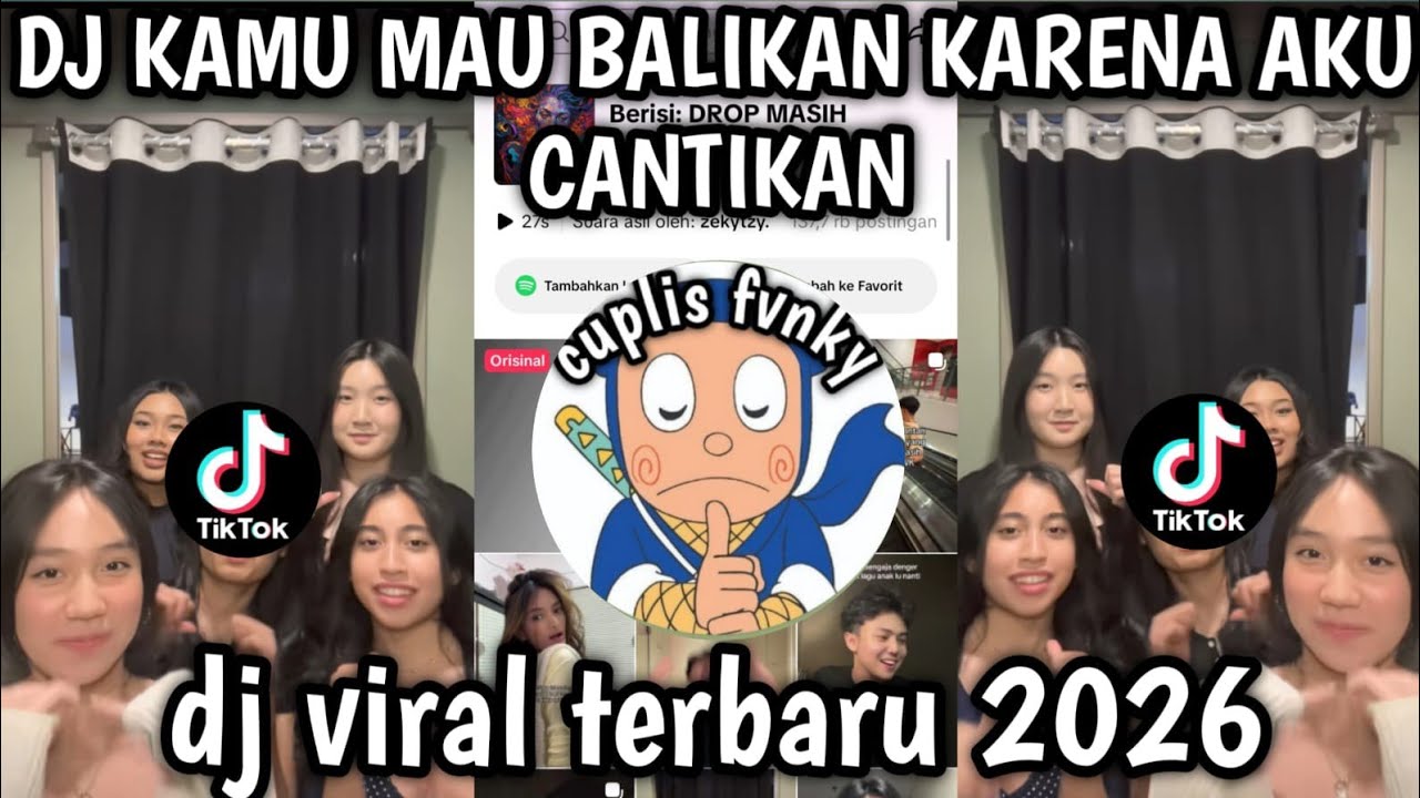  DJ KAMU MAU BALIKAN KARENA AKU CANTIK KAN || DJ SO ASU SOUND VELOCITY VIRAL TIKTOK